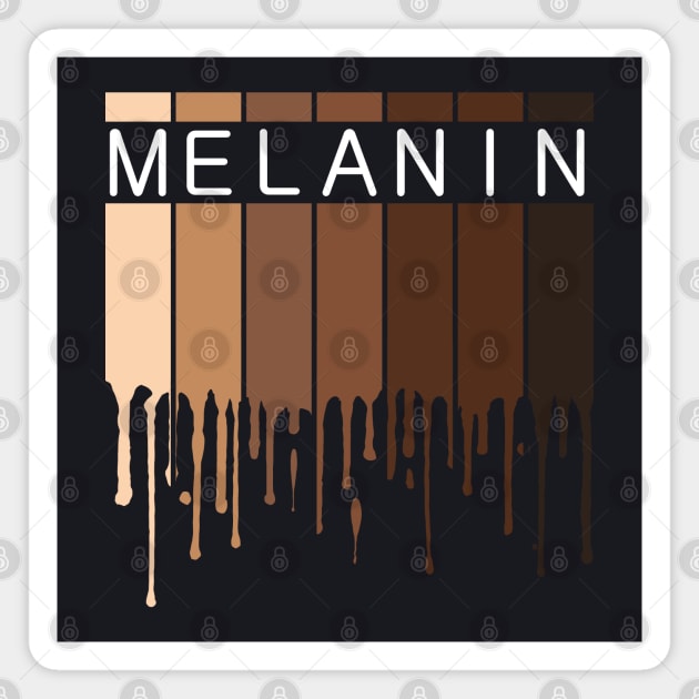 Melanin Pride Black History Magnet by DARSHIRTS